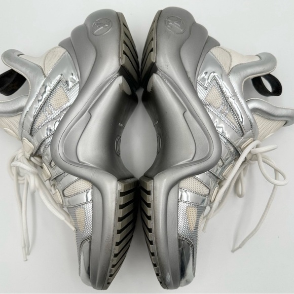 Louis Vuitton Archlight Metallic Sneakers Shoes - Picture 5 of 12
